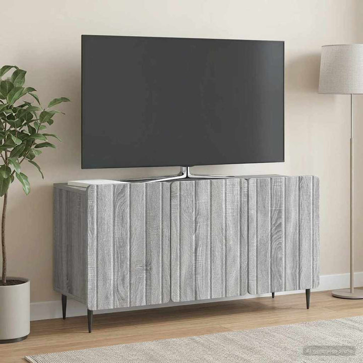 TV-skab Grå sonoma-eg 99 x 34,5 x 52 cm Konstrueret træ