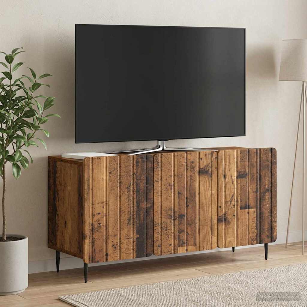 TV-skab Gammelt træ 99 x 34,5 x 52 cm Konstrueret træ