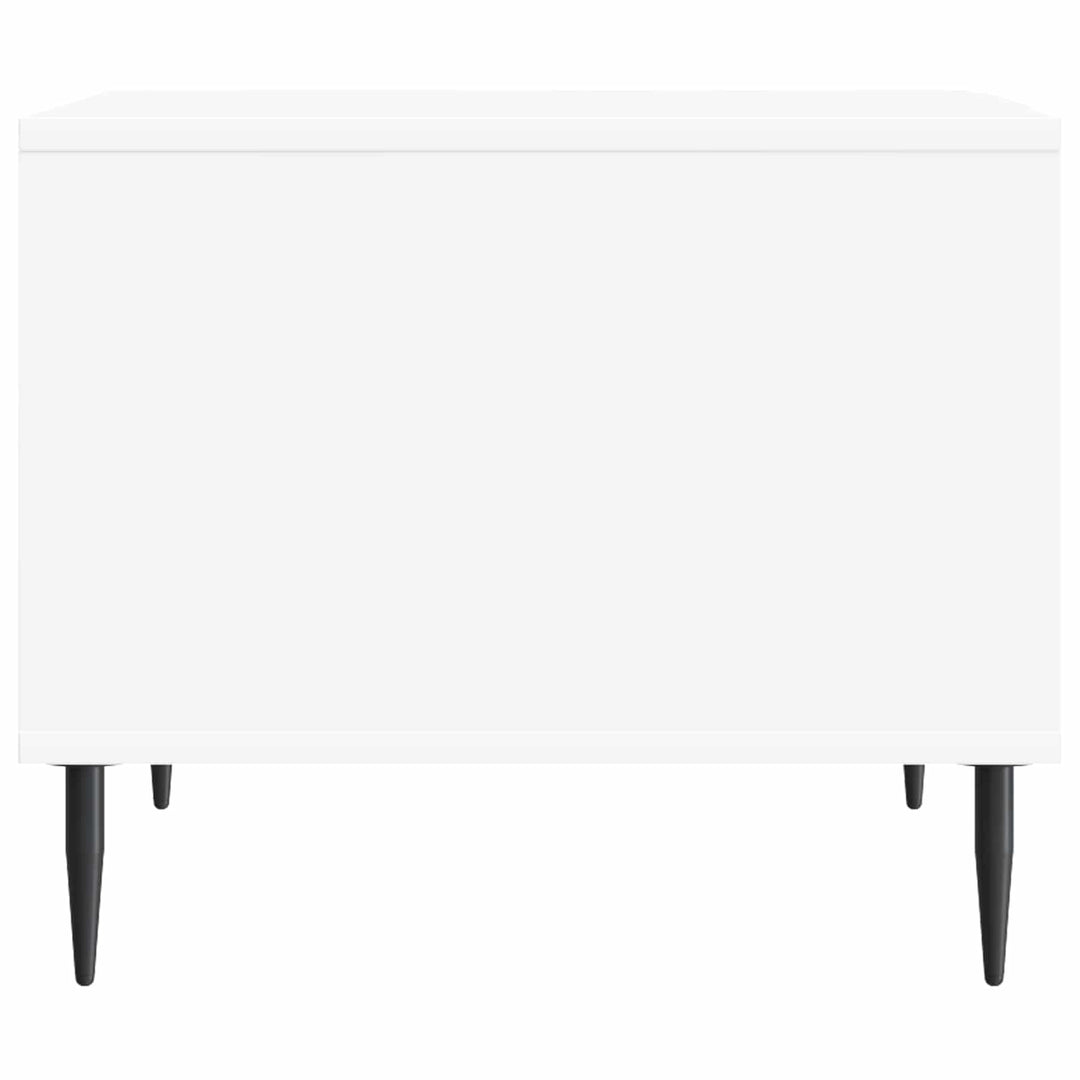 Sofabord Hvid 90 x 50 x 40 cm Konstrueret træ