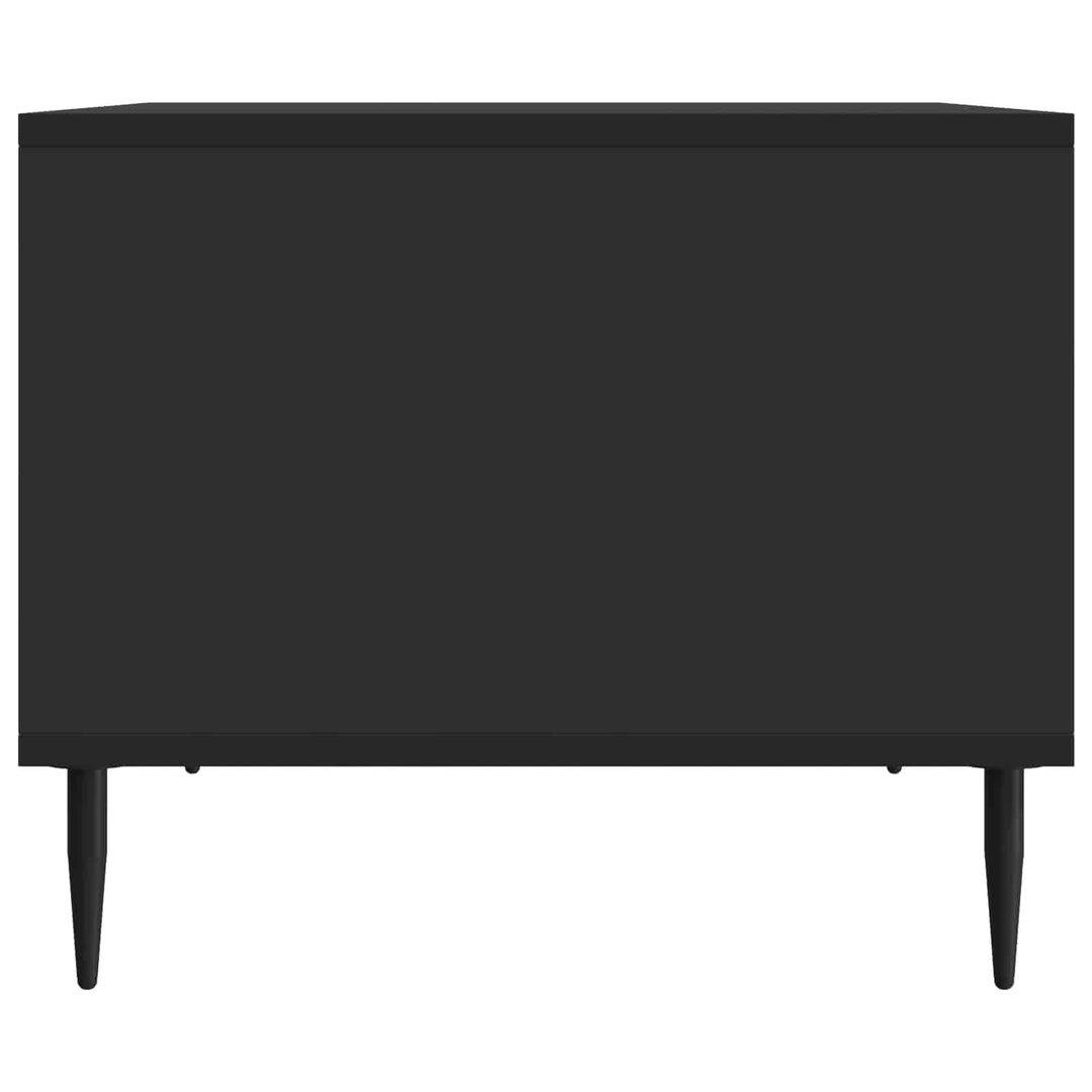 Sofabord Sort 90 x 50 x 40 cm Konstrueret træ