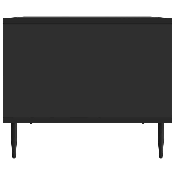 Sofabord Sort 90 x 50 x 40 cm Konstrueret træ