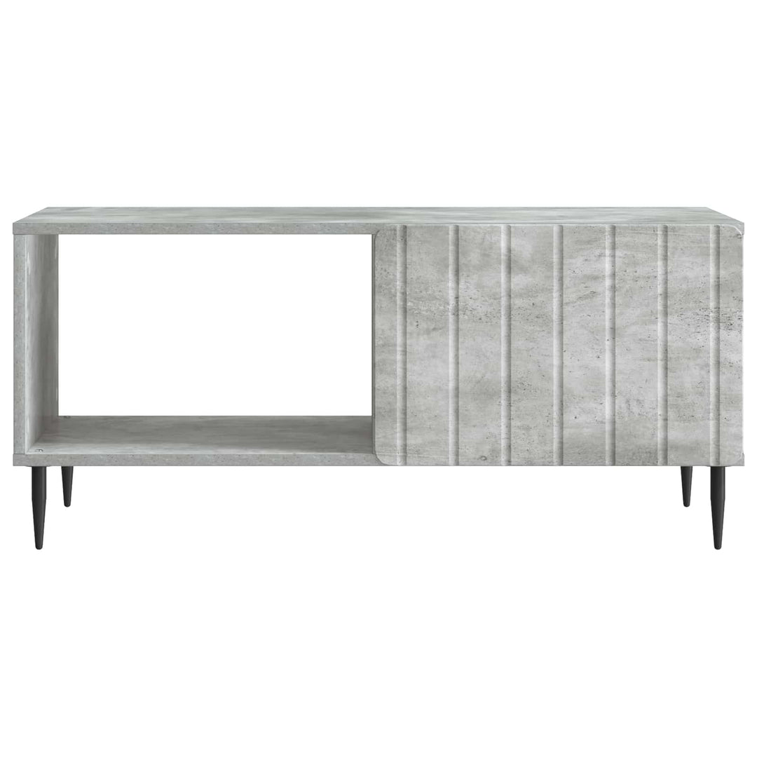 Sofabord Betongrå 90 x 50 x 40 cm Konstrueret træ