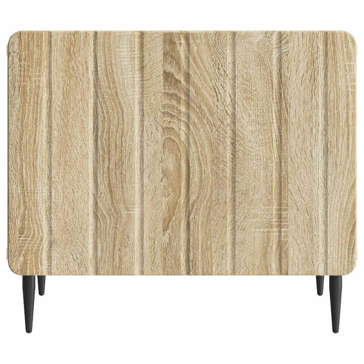 Sofabord med skuffe Sonoma-eg 49 x 50 x 42 cm Konstrueret træ