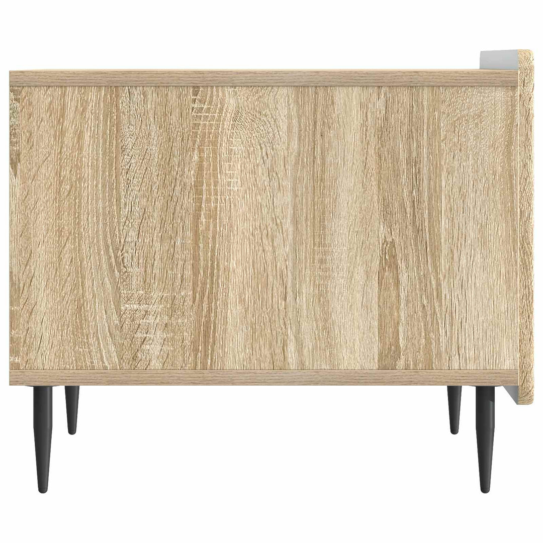 Sofabord med skuffe Sonoma-eg 49 x 50 x 42 cm Konstrueret træ