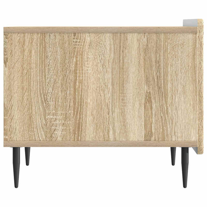Sofabord med skuffe Sonoma-eg 49 x 50 x 42 cm Konstrueret træ