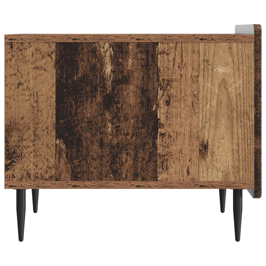 Sofabord med skuffe Gammelt træ 49 x 50 x 42 cm Konstrueret træ