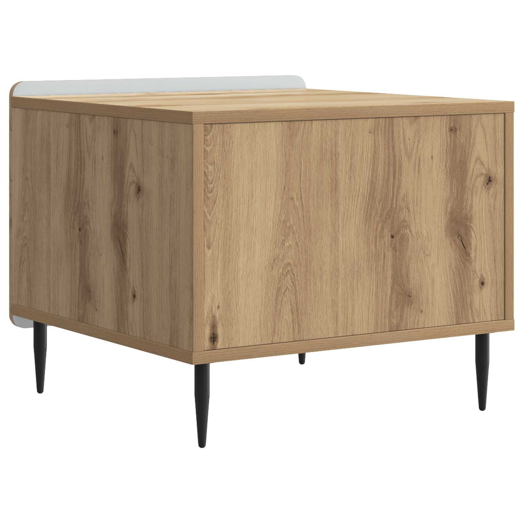 Sofabord med skuffe Artisan-eg 49 x 50 x 42 cm Konstrueret træ