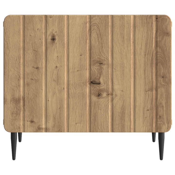 Sofabord med skuffe Artisan-eg 49 x 50 x 42 cm Konstrueret træ