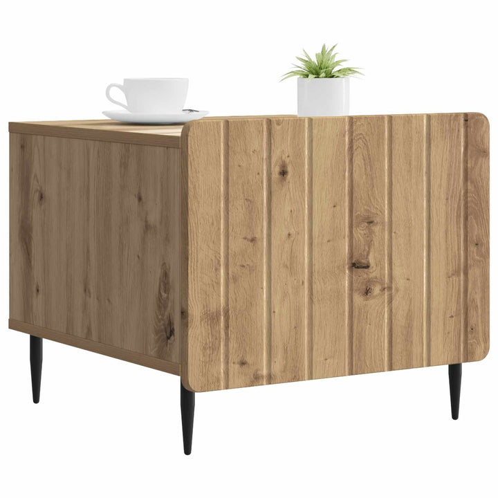 Sofabord med skuffe Artisan-eg 49 x 50 x 42 cm Konstrueret træ