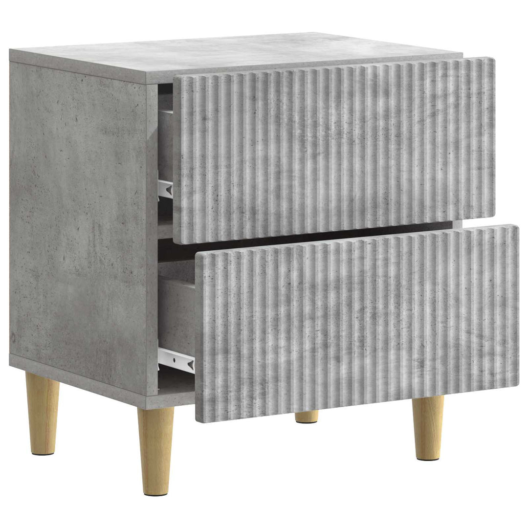 Natskab med skuffe Betongrå 43 x 34,5 x 48 cm Konstrueret træ