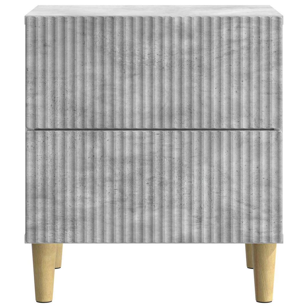Natskab med skuffe Betongrå 43 x 34,5 x 48 cm Konstrueret træ