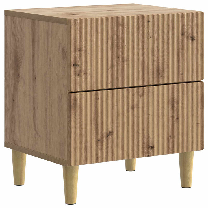 Natskab med skuffe Artisan-eg 43 x 34,5 x 48 cm Konstrueret træ