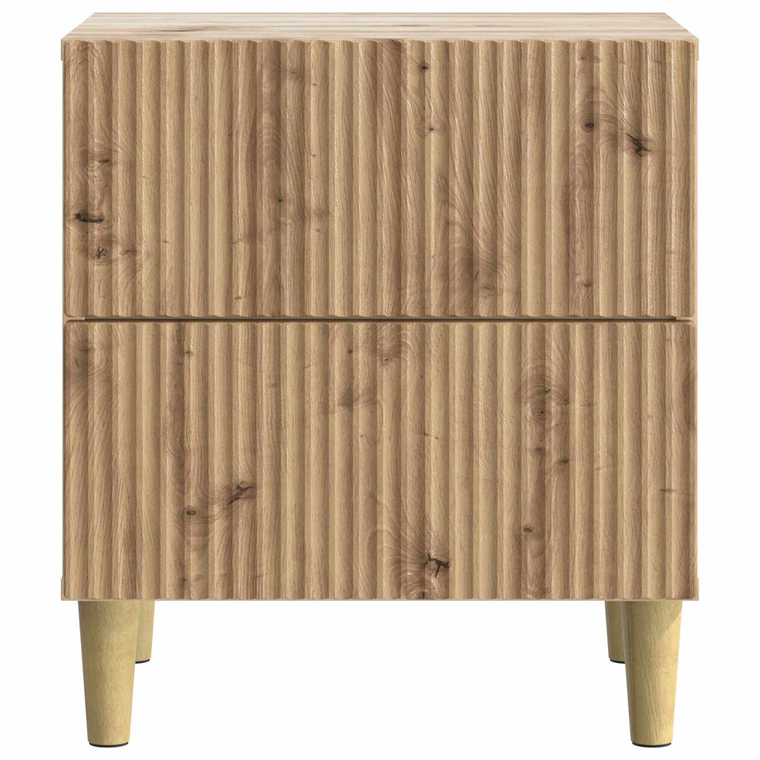 Natskab med skuffe Artisan-eg 43 x 34,5 x 48 cm Konstrueret træ
