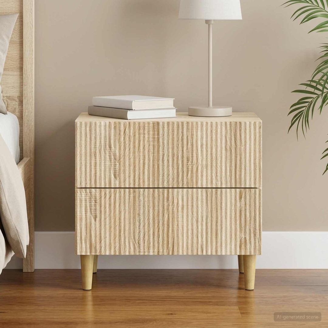 Natskab med skuffe Sonoma-eg 62 x 34,5 x 48 cm Konstrueret træ