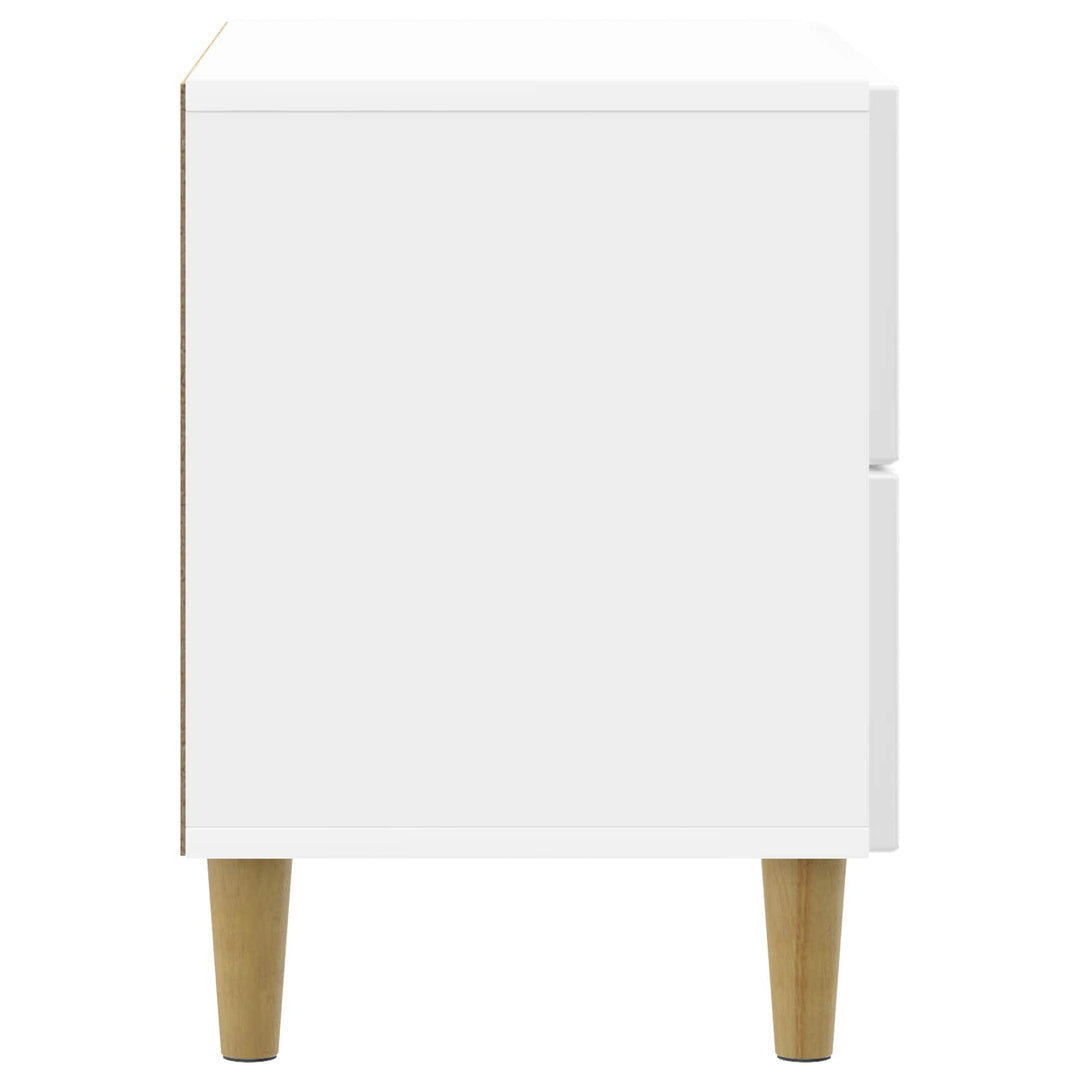 Natskab Hvid højglans 62 x 34,5 x 48 cm Konstrueret træ