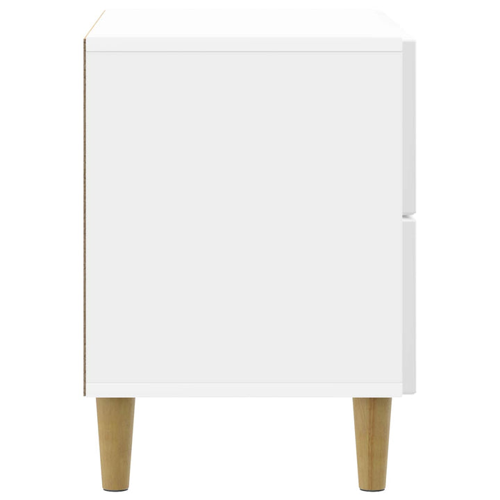 Natskab Hvid højglans 62 x 34,5 x 48 cm Konstrueret træ