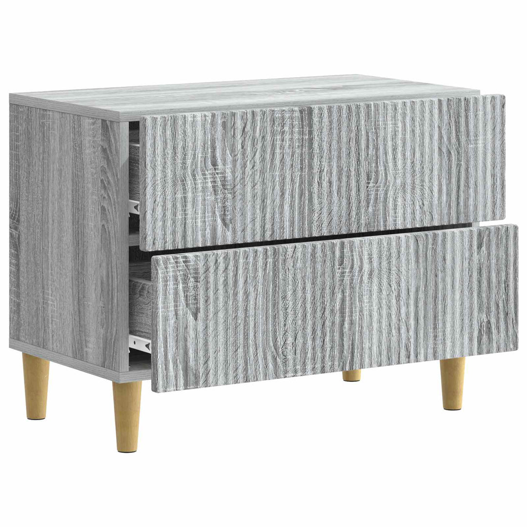 Natskab Grå sonoma-eg 62 x 34,5 x 48 cm Konstrueret træ