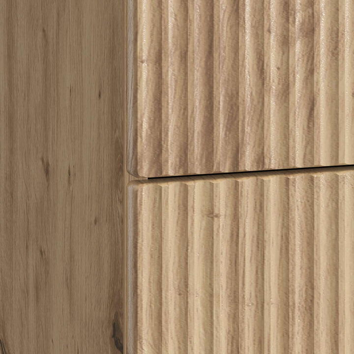 Natskab med skuffe Artisan-eg 62 x 34,5 x 48 cm Konstrueret træ
