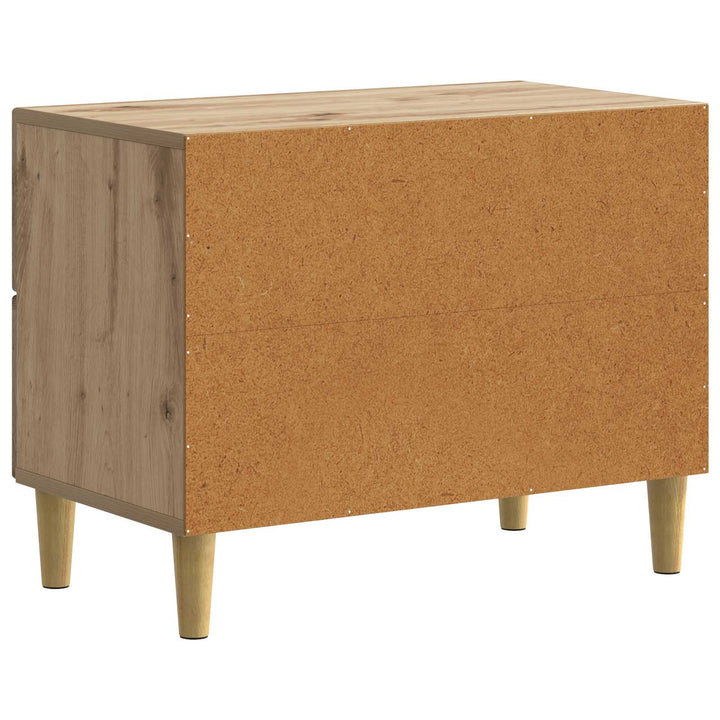 Natskab med skuffe Artisan-eg 62 x 34,5 x 48 cm Konstrueret træ