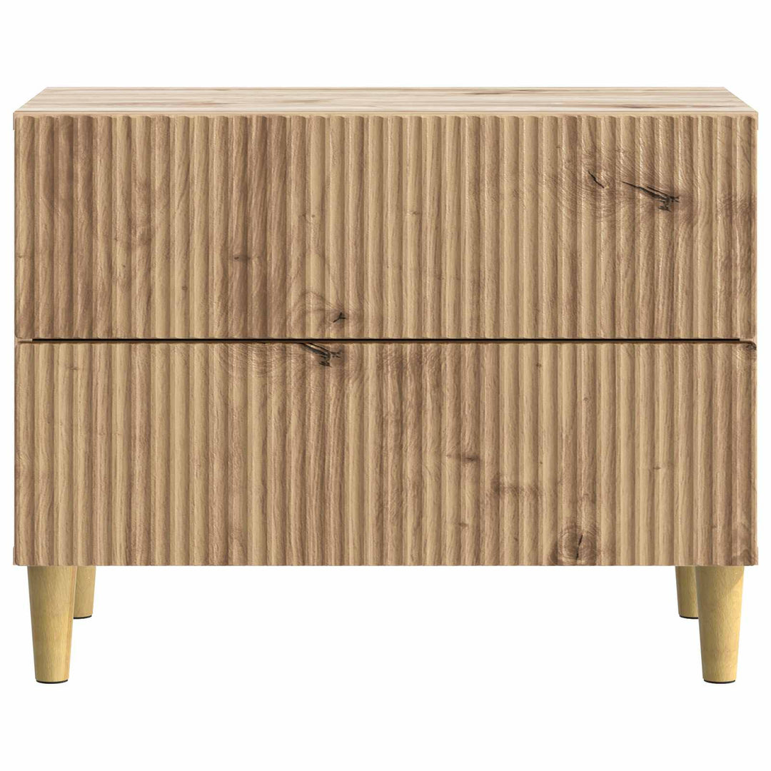 Natskab med skuffe Artisan-eg 62 x 34,5 x 48 cm Konstrueret træ