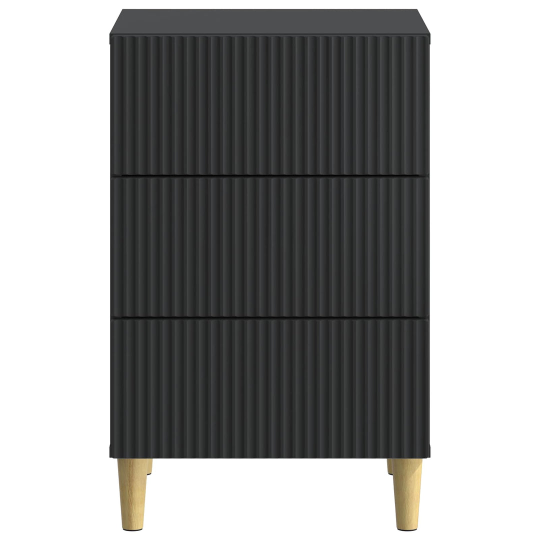 Natskab med skuffe Sort 43 x 41 x 66,5 cm Konstrueret træ