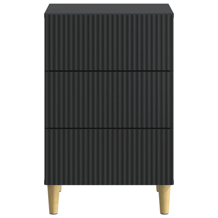 Natskab med skuffe Sort 43 x 41 x 66,5 cm Konstrueret træ