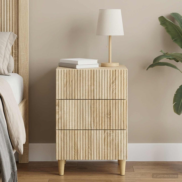 Natskab med skuffe Sonoma-eg 43 x 41 x 66,5 cm Konstrueret træ