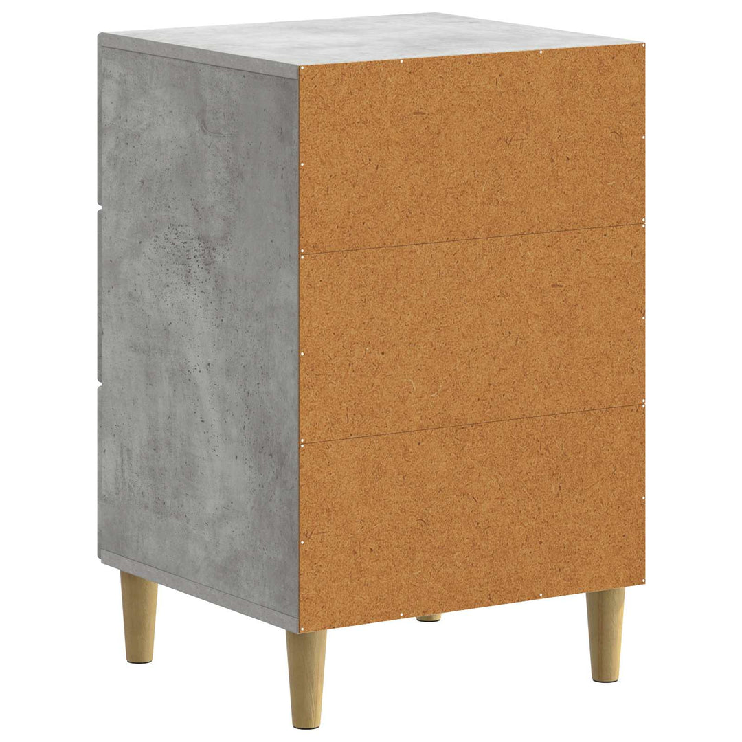 Natskab med skuffe Betongrå 43 x 41 x 66,5 cm Konstrueret træ