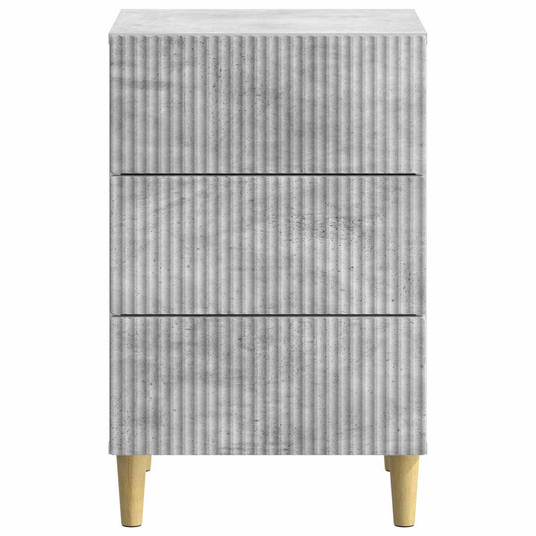 Natskab med skuffe Betongrå 43 x 41 x 66,5 cm Konstrueret træ