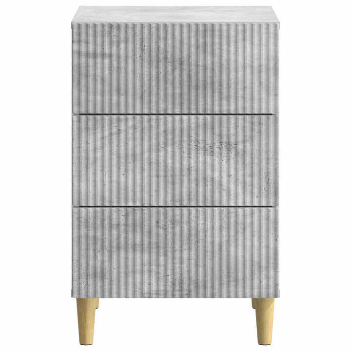 Natskab med skuffe Betongrå 43 x 41 x 66,5 cm Konstrueret træ