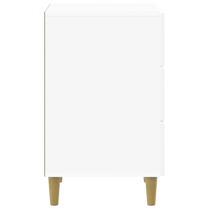 Natskab Hvid højglans 43 x 41 x 66,5 cm Konstrueret træ