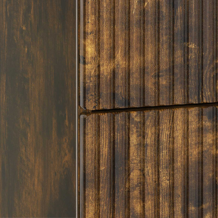 Natskab Røget eg 43 x 41 x 66,5 cm Konstrueret træ