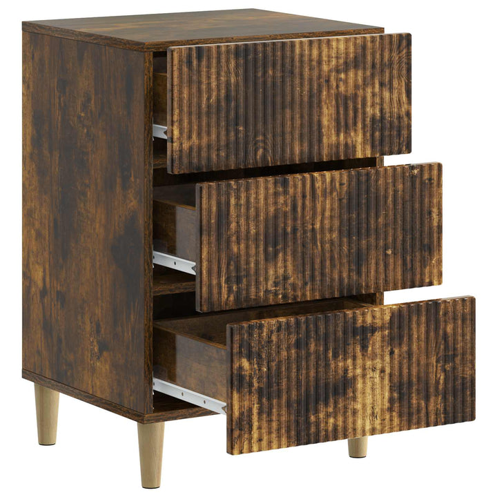 Natskab Røget eg 43 x 41 x 66,5 cm Konstrueret træ