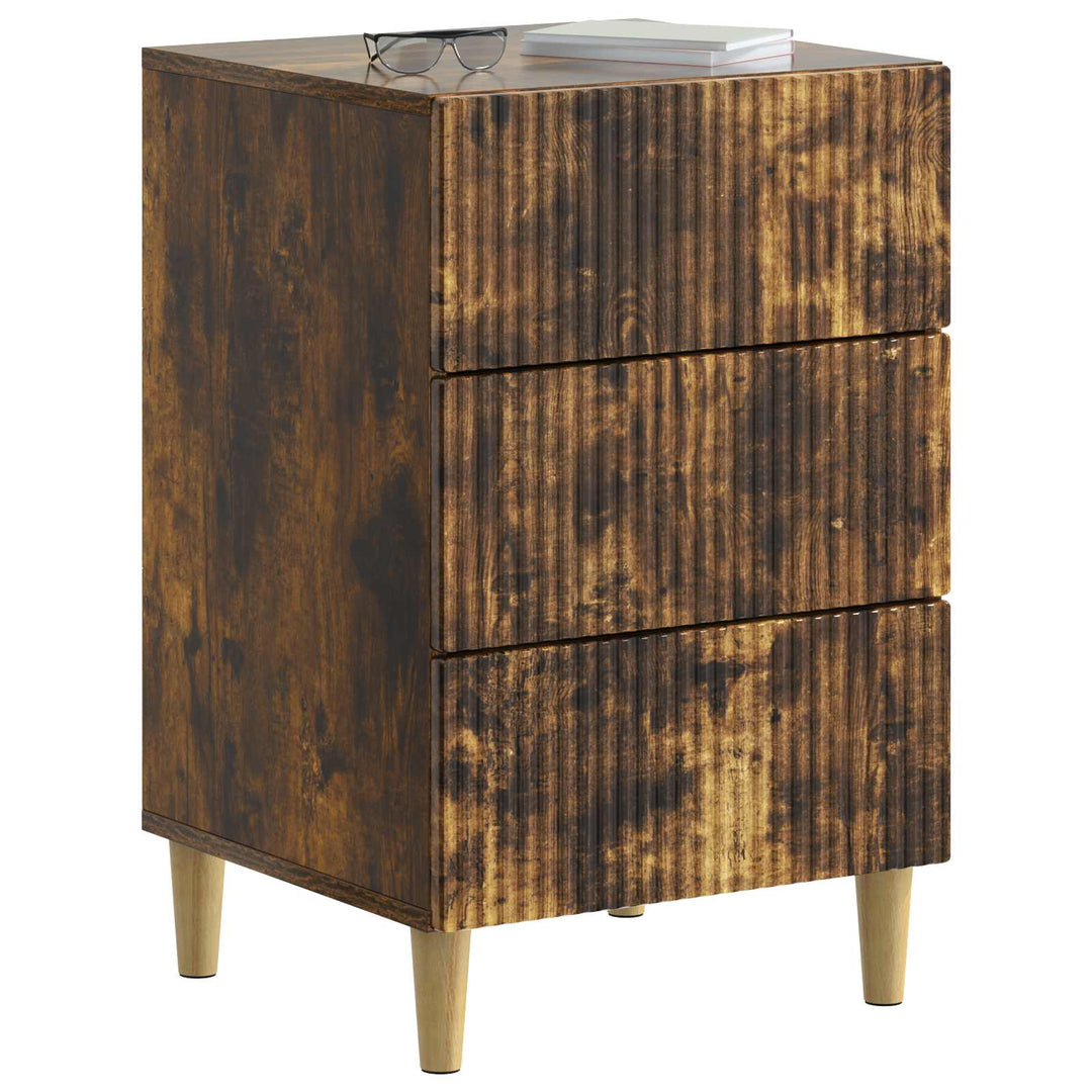 Natskab Røget eg 43 x 41 x 66,5 cm Konstrueret træ