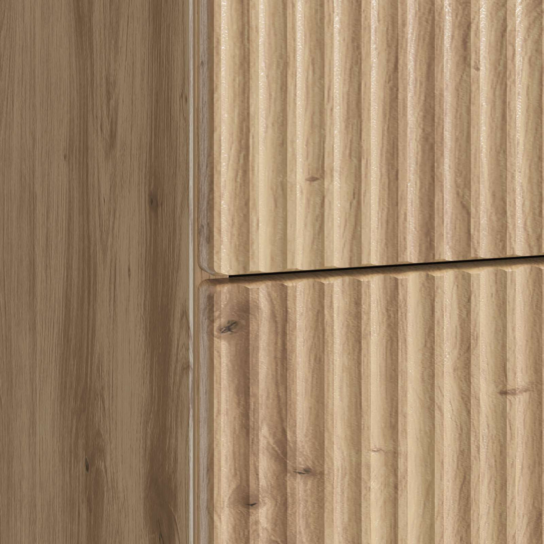 Natskab med skuffe Artisan-eg 43 x 41 x 66,5 cm Konstrueret træ