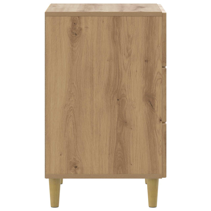 Natskab med skuffe Artisan-eg 43 x 41 x 66,5 cm Konstrueret træ