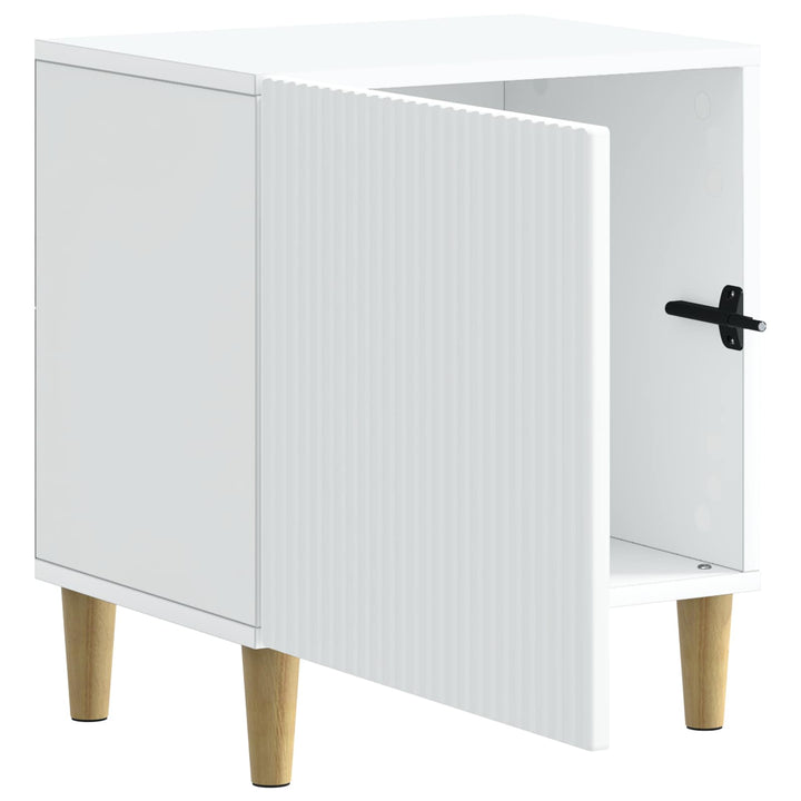 Natskab 2 pcs Hvid 43 x 34,5 x 50 cm Konstrueret træ