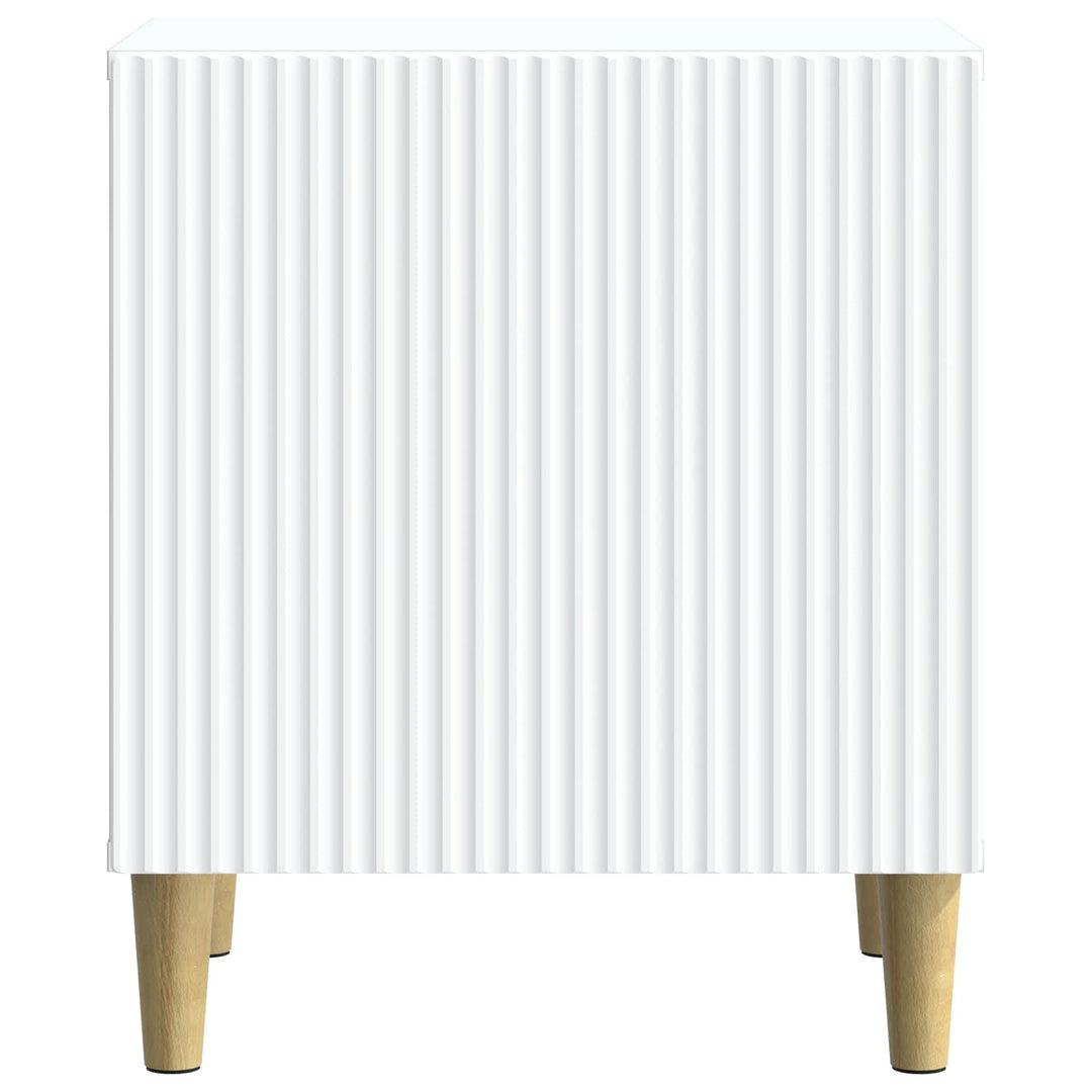 Natskab 2 pcs Hvid 43 x 34,5 x 50 cm Konstrueret træ