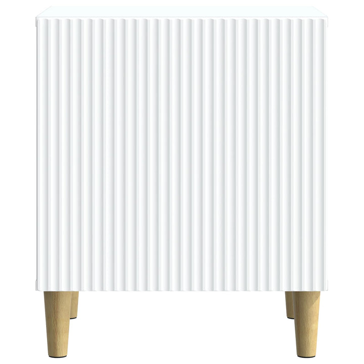 Natskab 2 pcs Hvid 43 x 34,5 x 50 cm Konstrueret træ