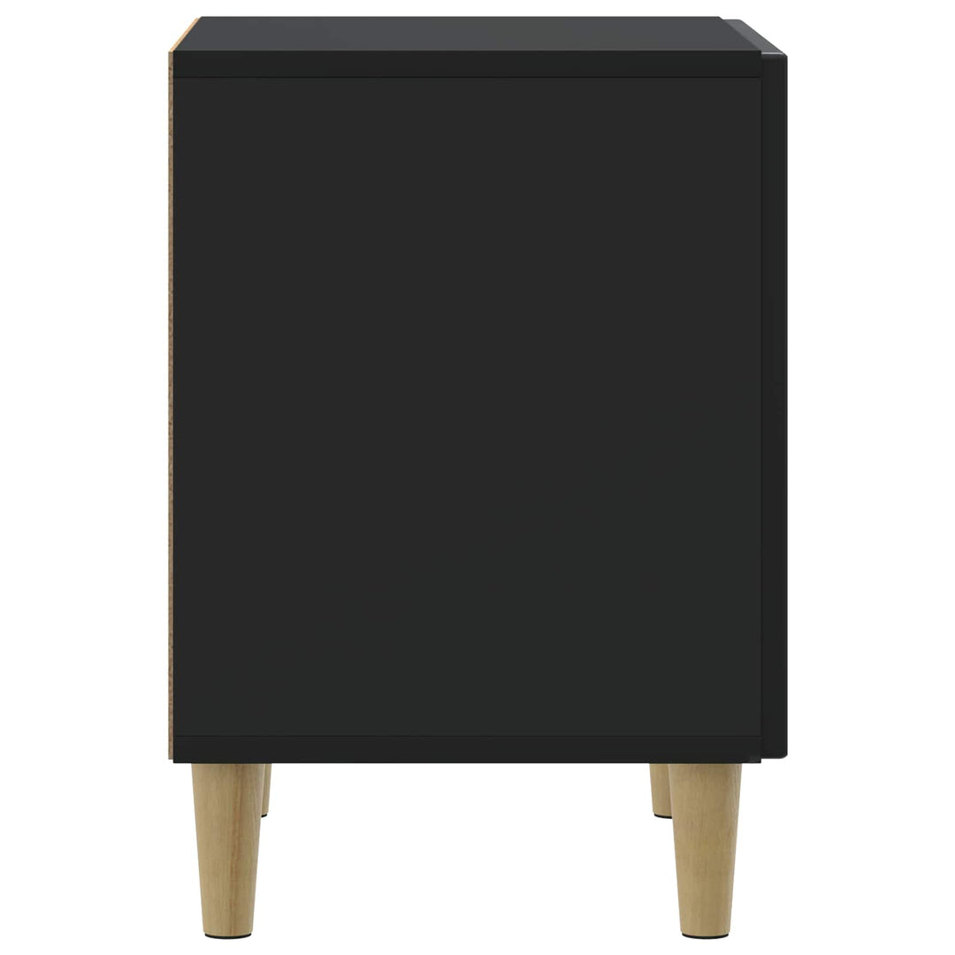 Natskab Sort 43 x 34,5 x 50 cm Konstrueret træ