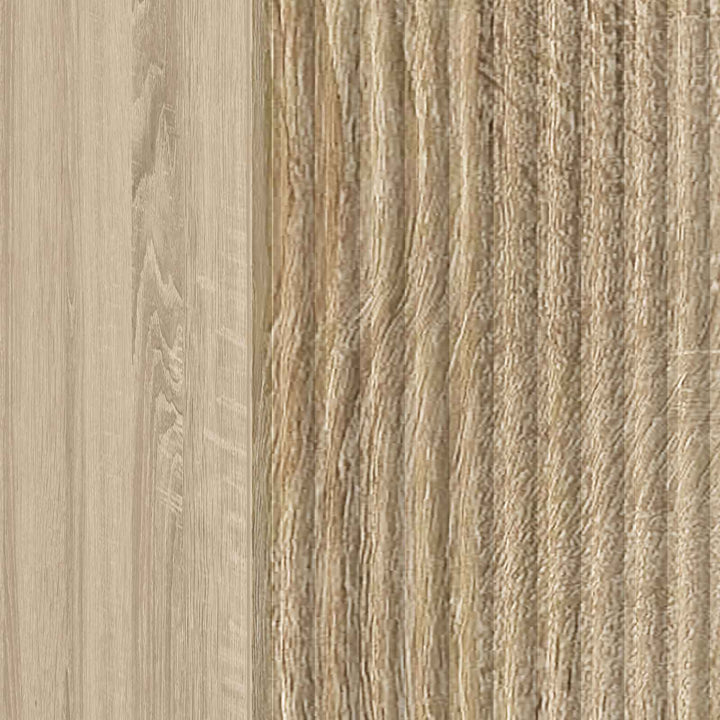 Natskab 2 pcs Sonoma-eg 43 x 34,5 x 50 cm Konstrueret træ