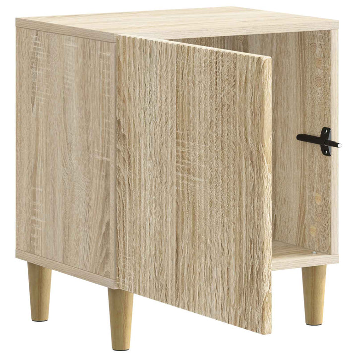 Natskab 2 pcs Sonoma-eg 43 x 34,5 x 50 cm Konstrueret træ