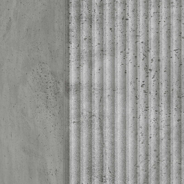Natskab 2 pcs Betongrå 43 x 34,5 x 50 cm Konstrueret træ