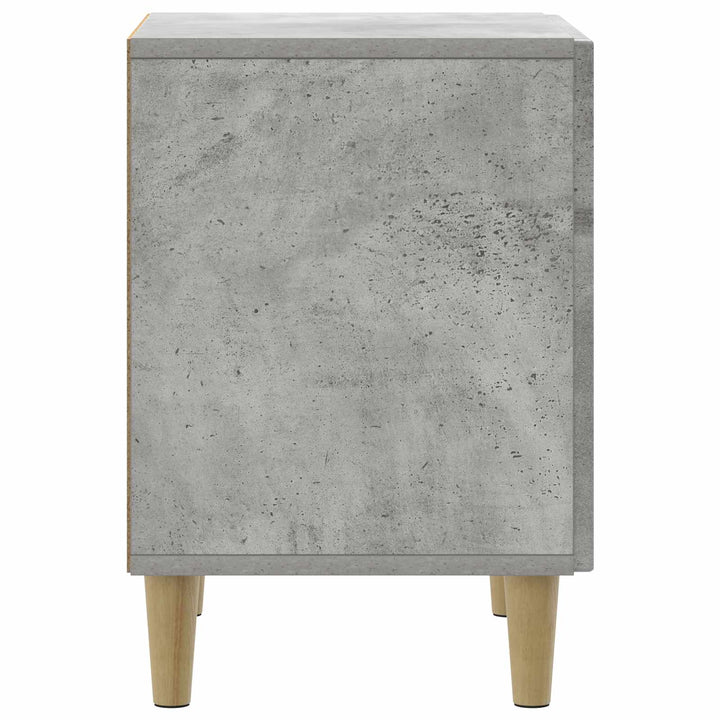 Natskab 2 pcs Betongrå 43 x 34,5 x 50 cm Konstrueret træ