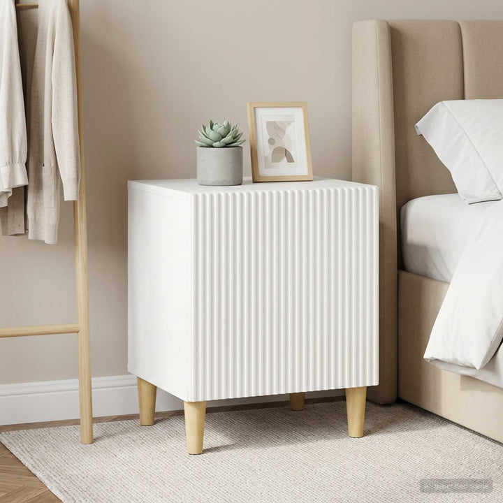 Natskab 2 pcs Hvid højglans 43 x 34,5 x 50 cm Konstrueret træ