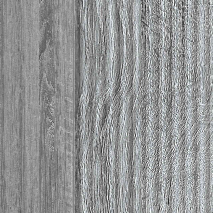 Natskab 2 pcs Grå sonoma-eg 43 x 34,5 x 50 cm Konstrueret træ