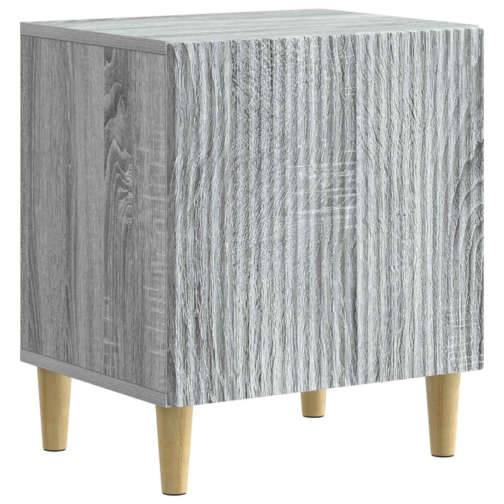 Natskab 2 pcs Grå sonoma-eg 43 x 34,5 x 50 cm Konstrueret træ