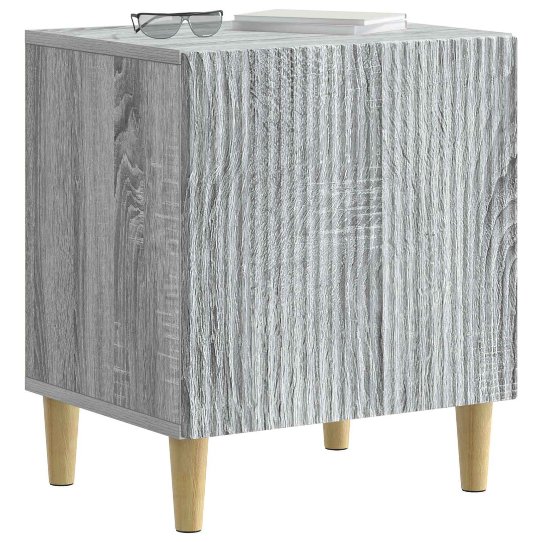 Natskab 2 pcs Grå sonoma-eg 43 x 34,5 x 50 cm Konstrueret træ