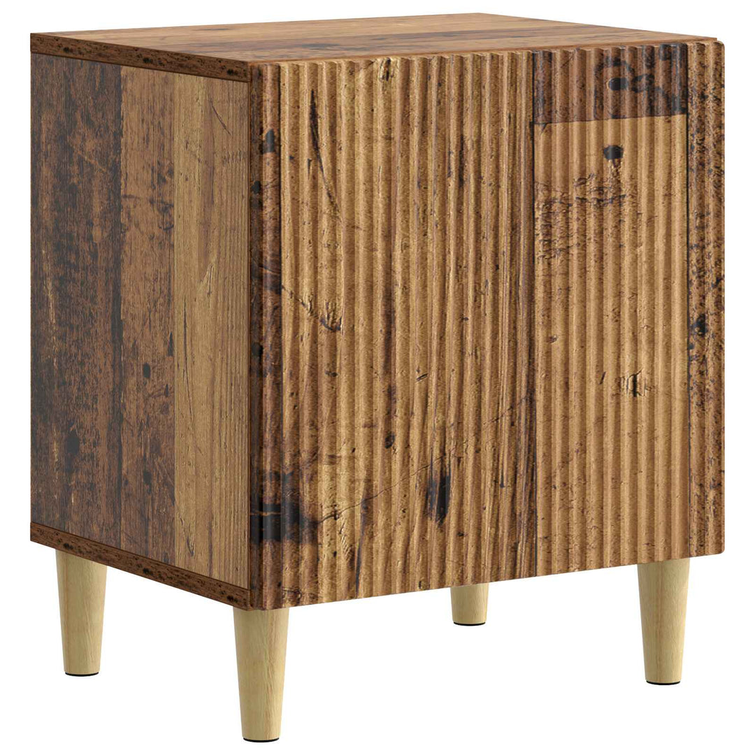Natskab 2 pcs Gammelt træ 43 x 34,5 x 50 cm Konstrueret træ