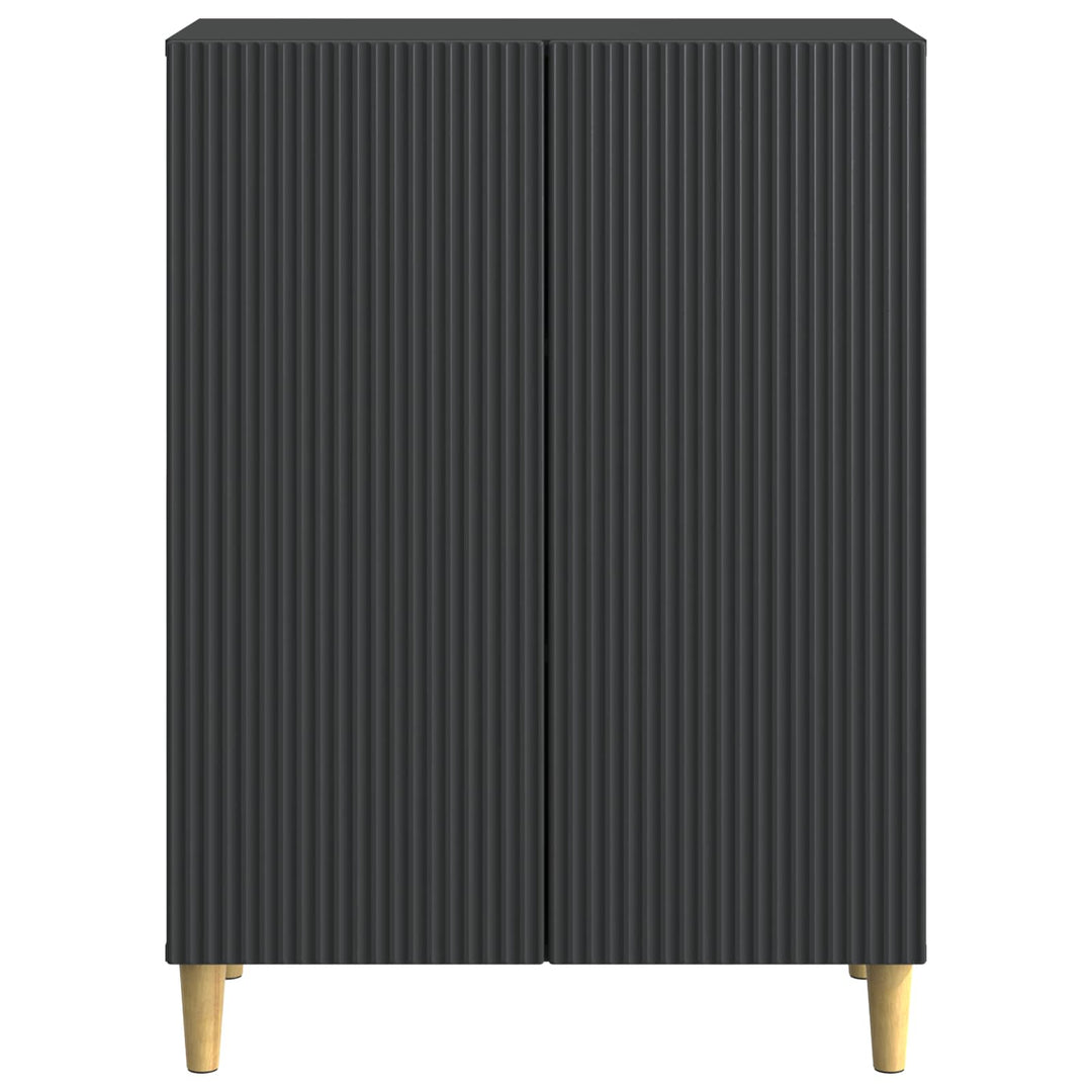 Sideboard Sort 66 x 34,5 x 90 cm Konstrueret træ